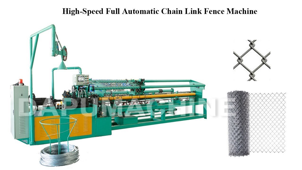 25-80 Double wire feeding Chain link fence machine