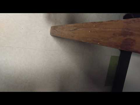 Staring at the floor