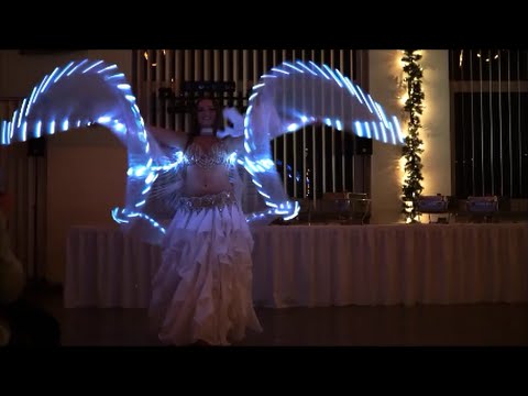 Bellydance with LED Isis Wings