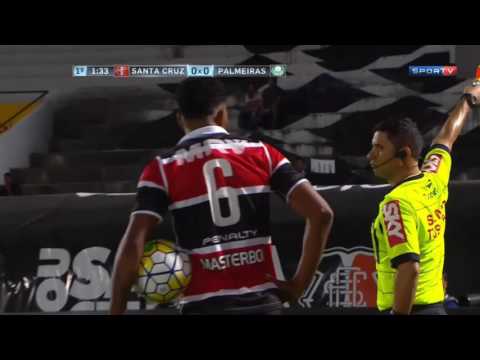 Santa Cruz 2x3 Palmeiras - 28ª rodada - Campeonato Brasileiro 2016 - Jogo Completo