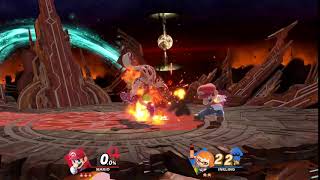 【スマブラSP】インクリングのローラーに横スマッシュで相殺する