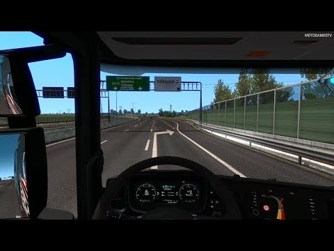 Euro Truck Simulator 2 - Driving from Stuttgart to Milano (One Truck Family Event) [4K 60FPS]