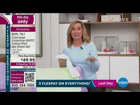 HSN | Not Just White Sale  - Concierge Collection 01.16.2023 - 06 PM