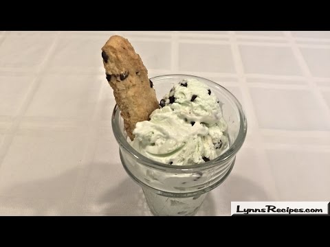 No Churn Mint Chocolate Chip Ice Cream - Lynn's Recipes