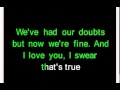 Goodbye my lover- james blunt (karaoke) 