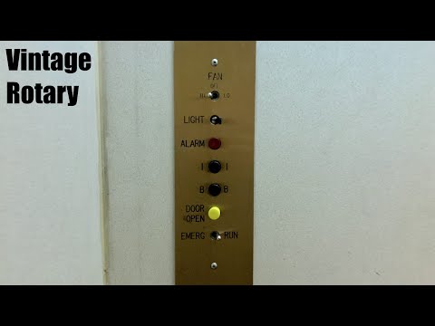 (Amazing Motor) Vintage Rotary Hydraulic Elevator @ Mayfair Mall - Wauwatosa, WI