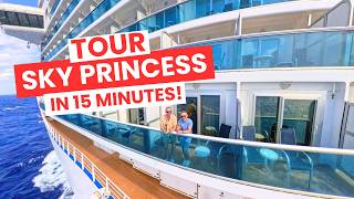 ESSENTIAL Ship Tour of Sky Princess - ⏰ IN 15 MINUTES! #princesscruises
