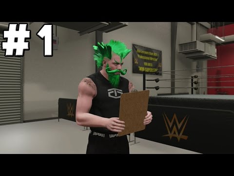 WWE 2K17 My Career Mode Walkthrough Part 1 - Off to a Bad Start