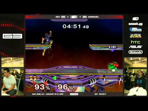 GENESIS 3 - Zeo (C. Falcon) vs Kimimaru (Yoshi) - SSBM Singles WF - Wave F