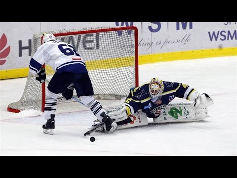 36. kolo WSM ligy: Rytíři Kladno - Slovan Ústí nad Labem 3:2pp