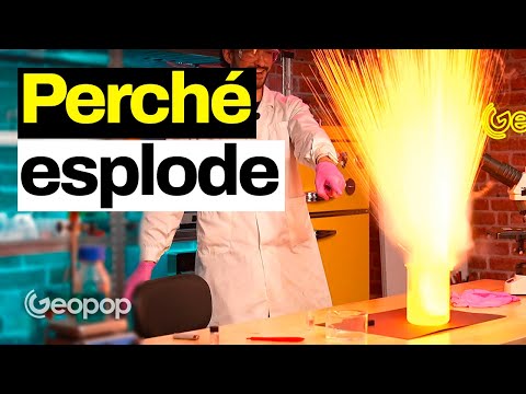 Why does sodium explode when it comes into contact with water? The chemical reaction is explained...