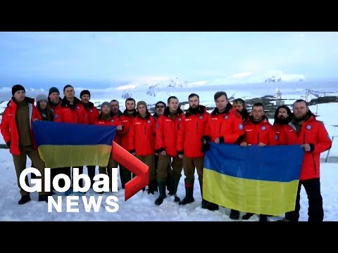 Ukrainian scientists watch Russian invasion unfold from Antarctica