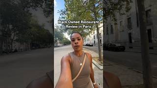 Black Owned Restaurant to Visit in Paris #parisrestaurants #paris #travelvlogger