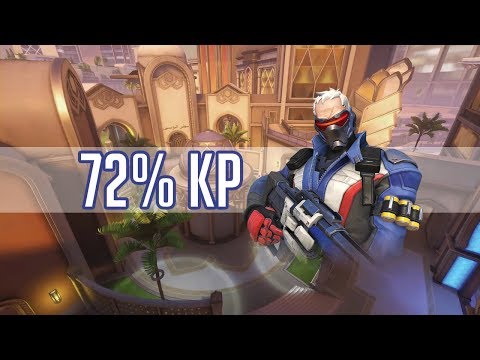 Overwatch - Kabaji 72% Kill Participation as Soldier 76