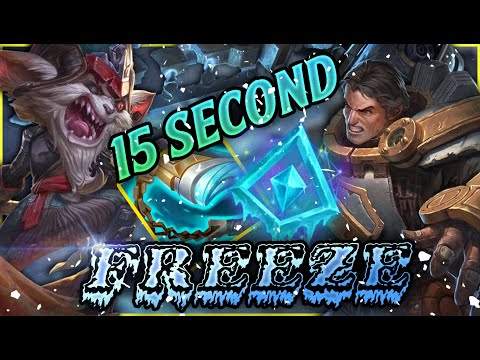 The return of GLACIAL AUGMENT Garen! (15 Second Massive Freeze) | riste | League of Legends
