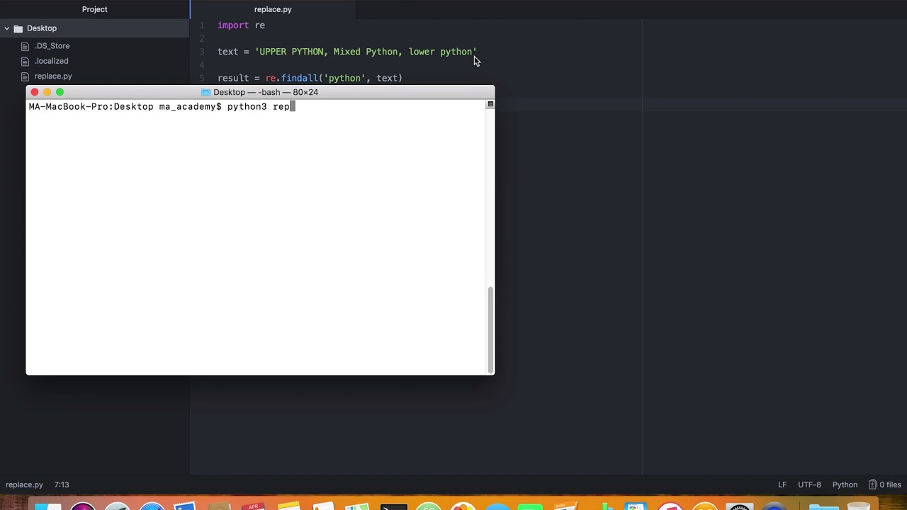 Search and Replace Case Insensitive Text - Python Recipe