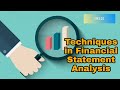 Techniques in Financial Statement Analysis | Chapter 2C | FM101