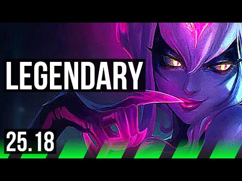 EVELYNN vs MASTER YI (JGL) | Legendary, 18/3/11, 700+ games | EUW Master | 25.18