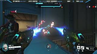 Tracer tries to sneak up on Ash