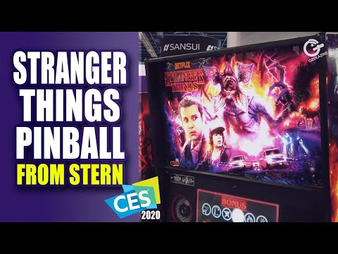 Stern Pinball Debuts "Stranger Things" Pinball Machine