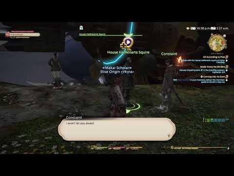FINAL FANTASY XIV DoW Job Quest: All According to Plan [Lv 58 Paladin]