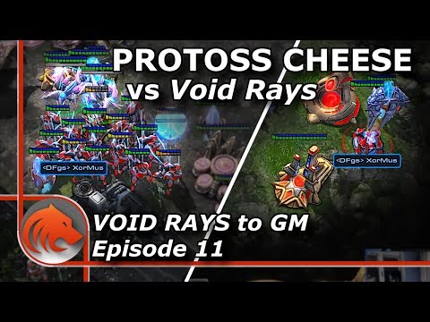 StarCraft 2: MASS Void Rays vs MASS Stalkers!
