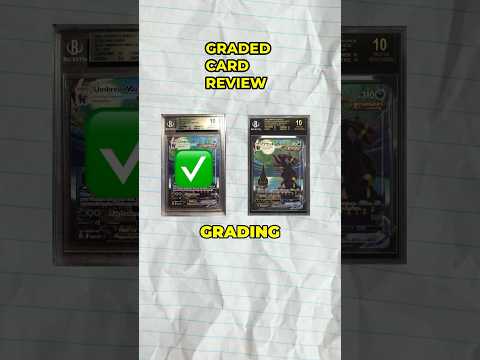 TURNING OUR CARDS INTO BLACK LABELS?! 🤯🔍 GRADED CARD REVIEW #shorts #pokemoncards #pokemontcg