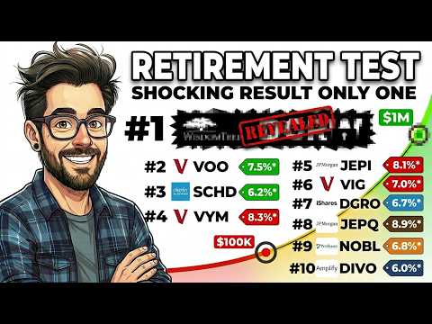 14 Retirement ETFs Ranked: What They Actually Pay at 65