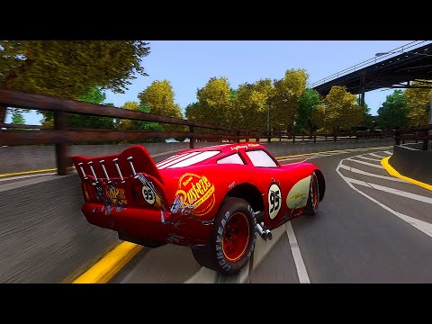 Crazy Lightning McQueen Crashes - GTA 4 Real Car Crashes Ep.35