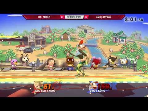 VS Weekly 11/1/18 - Winners Semis - Mr. Riddle (ZSS) vs AMG | 8BitMan (Diddy Kong) - Smash 4