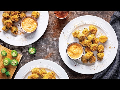How to Make Fried Okra with Cajun Aioli