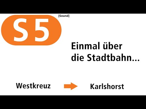[Sound] S5 Berlin | Mit der BR 481 von Westkreuz nach Karlshorst