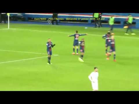 PSG / Rennes 27.01.2019 : 4-1 (L1 J22) 6/6 : Juste après les buts du PSG