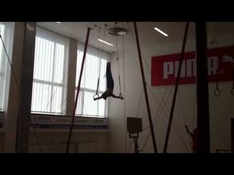 Jordan Jovtchev (Bulgaria) still rings work out