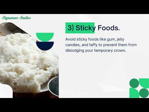 Foods To Avoid With A Temporary Crown | What To Avoid Eating With A Crown