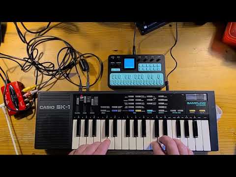 Immagine Casio SK-1 32-Key Sampling Keyboard with power adapter. - 6