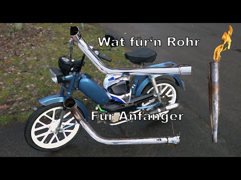 Neuer  "Auspuff-Look" +p2 Krümmer | Hercules Prima 5 Tuning #1 | MotoTronix