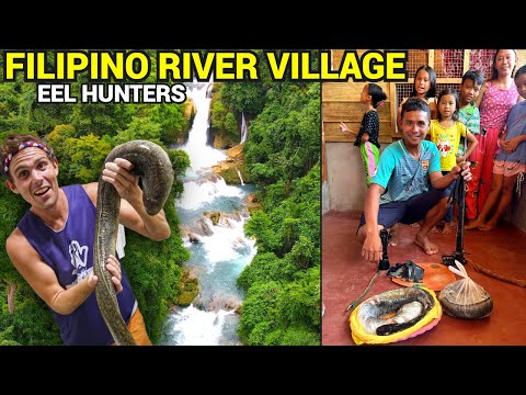 FILIPINO RIVER VILLAGE - Highest Waterfalls in the Philippines (Cateel, Davao)