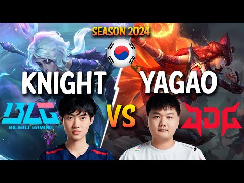 BLG Knight vs JDG Yagao - Knight HWEI vs Yagao AHRI Mid - Patch 14.11 KR Ranked MASTER | lolrec