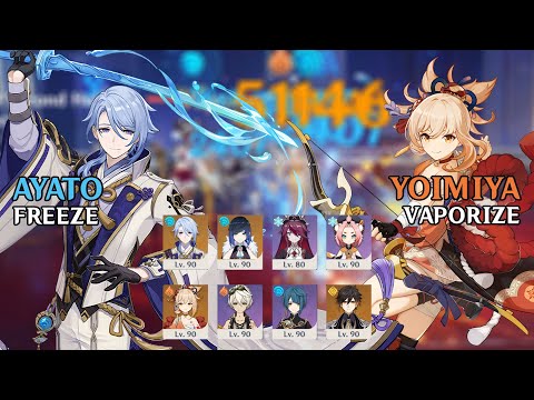 Ayato Freeze & Yoimiya Vape | Spiral Abyss 3.0 | Genshin Impact