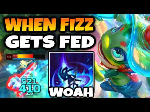 FIZZ is SO CRAZY once he gets fed. And no one plays him in High Elo?!