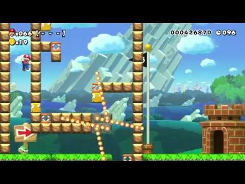 Super Mario Maker - Random Expert Hard Level - Test Course 2 by q - No Commentary 1AB