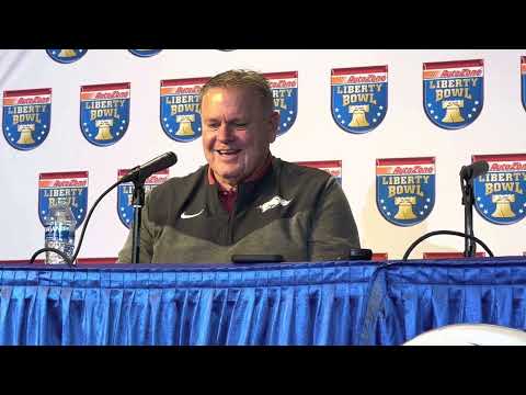 Sam Pittman Postgame Press Conference: Arkansas 55, Kansas 53