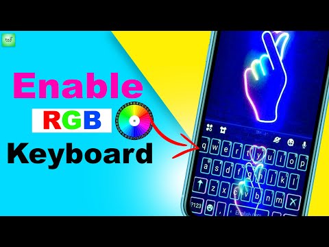 Enable RGB Keyboard On Any Android | Lightning Keyboard On Mobile | Change Keyboard Style In Android