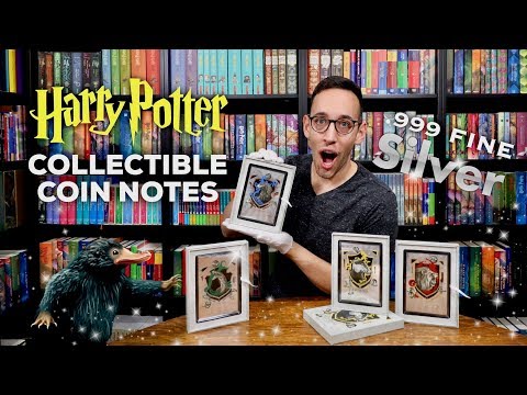 NEW HARRY POTTER COLLECTIBLE SILVER COIN NOTES | New Zealand Mint
