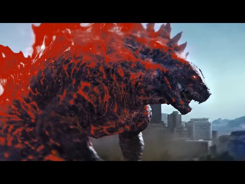 All Evolved Godzilla Scenes But He’s RED