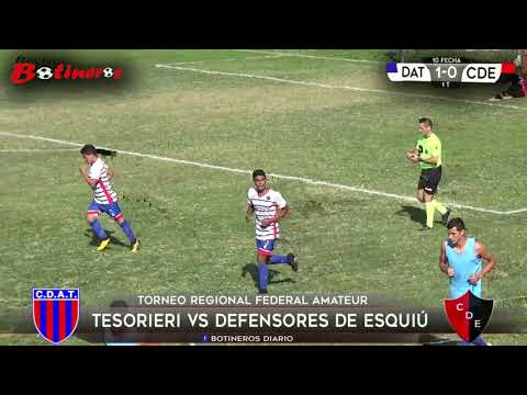 FEDERAL AMATEUR, Tesorieri 2 vs 0 Defensores de Esquiú