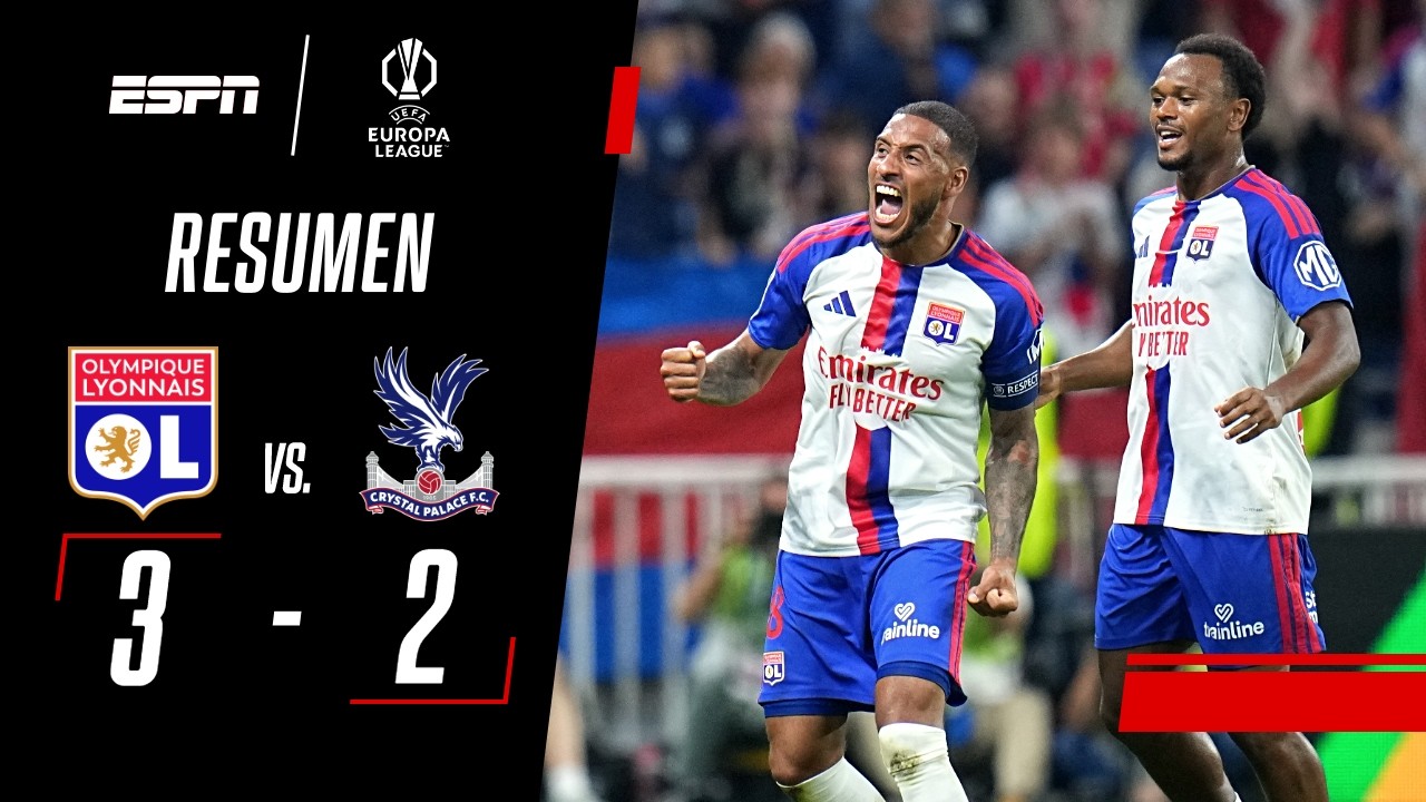 LOS LEONES FUERON MÁS QUE LAS ÁGUILAS DE BENÍTEZ | Olympique Lyon 3-2 Crystal Palace | RESUMEN