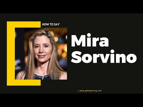 How to Say Mira Sorvino [American English]