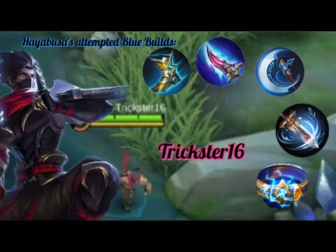 HAYABUSA SUPPORT GAMEPLAY MONTAGE | TRYING FROM FIGHTER BUILD TO BLUE BUILD CHALLENGE (ATTEMPTED)